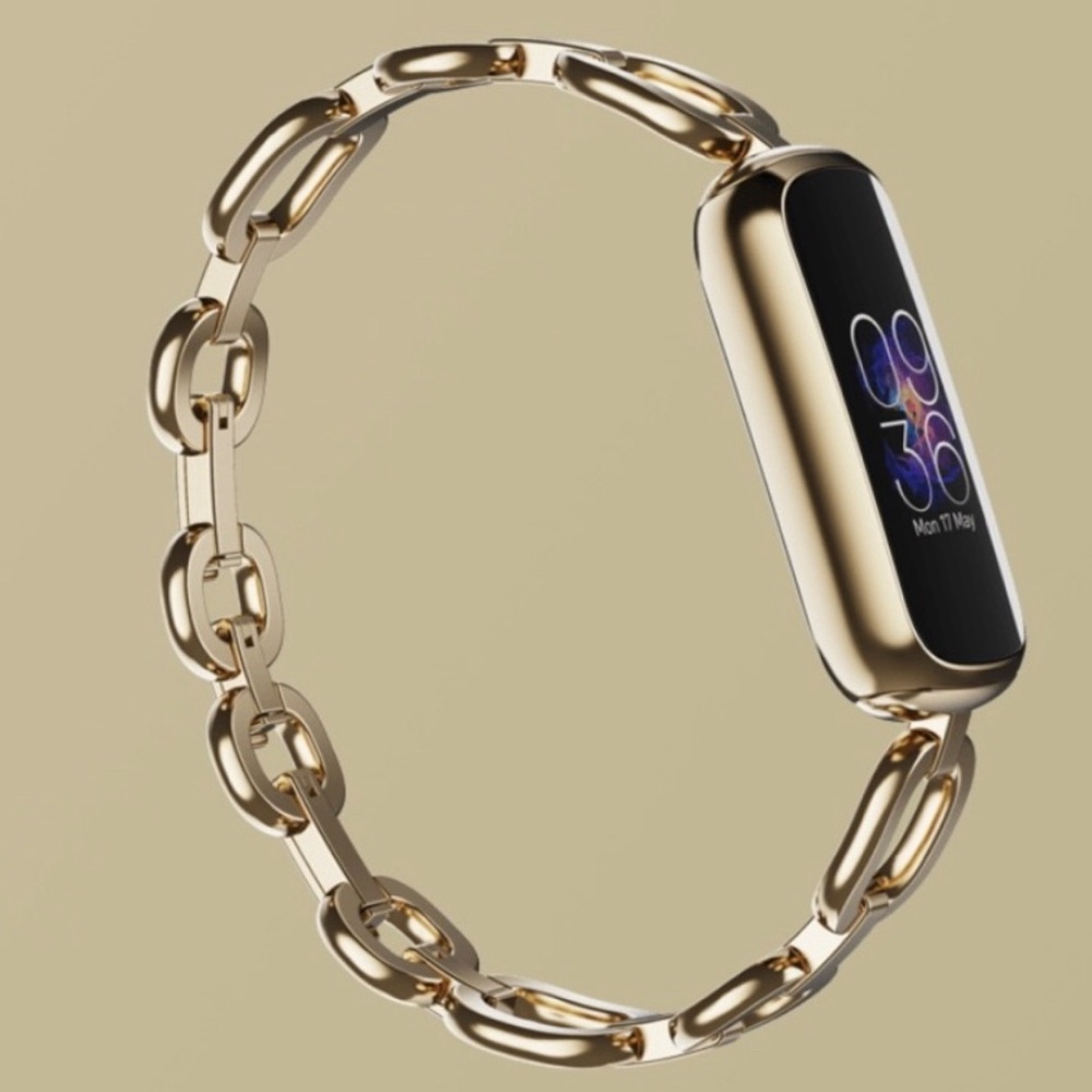 Fitbit Gold Chain Link Watch